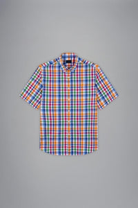 Paul&Shark 24413403 C60 | Multi Coloured Check Shirt with Pocket in Regular Fit
