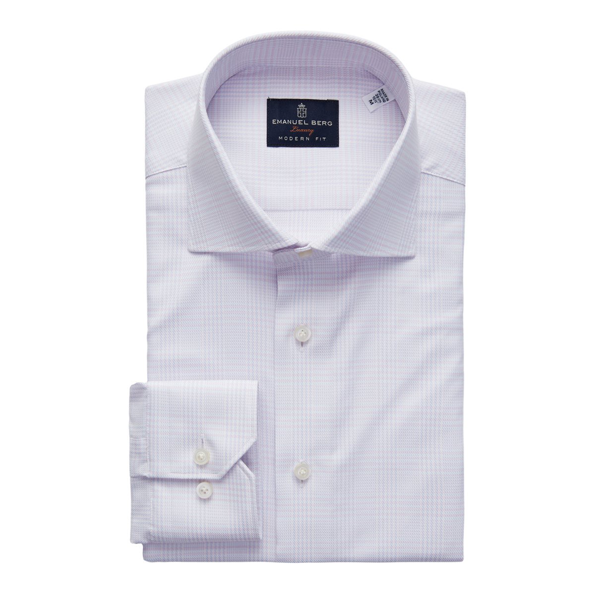 Emanuel Berg Pink Check Shirt Rialto sf19767