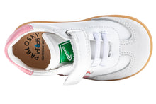 Load image into Gallery viewer, Pablosky Girls White Shoe with Pink 046707