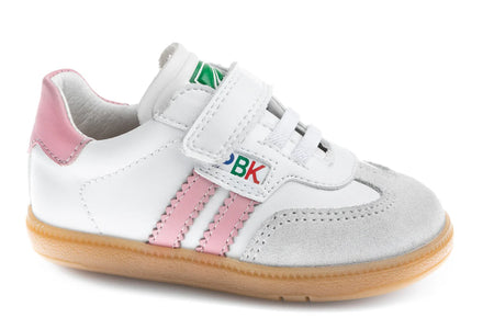 Pablosky Girls White Shoe with Pink 046707