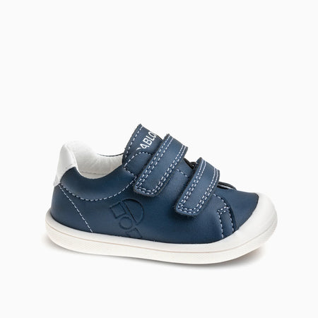 Pablosky Boys Navy Velcro Shoe 048525