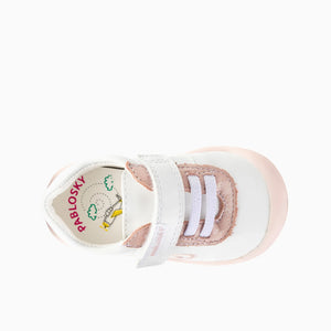 Pablosky Girls White & Pink Shoe 048605