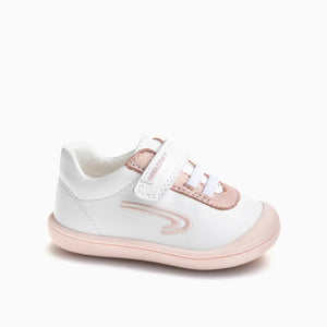 Pablosky Girls White & Pink Shoe 048605