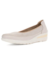 Load image into Gallery viewer, Ara Slip On Wedge Beige 12-50664-05