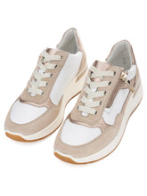 Load image into Gallery viewer, Ara Beige Wide H Fit Trainer Garda 12-57702 25