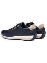 Load image into Gallery viewer, Ara Wide Fit Navy Trainers 12-64587 12