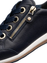 Load image into Gallery viewer, Ara Wide Fit Navy Trainers 12-64587 12