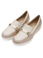 Load image into Gallery viewer, Ara Cream Beige Wedge Shoe 12-50630-05