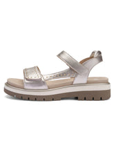 Load image into Gallery viewer, Ara Platinum Velcro Sandals 21008 11