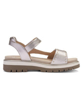 Load image into Gallery viewer, Ara Platinum Velcro Sandals 21008 11