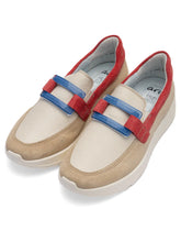 Load image into Gallery viewer, Ara Slip On Red, Beige Blue Shoes 12-25122 08