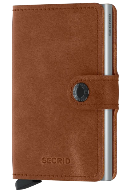 Secrid Mini-Wallet Vintage Cognac Silver