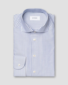 Eton Blue Striped Shirt 100013529