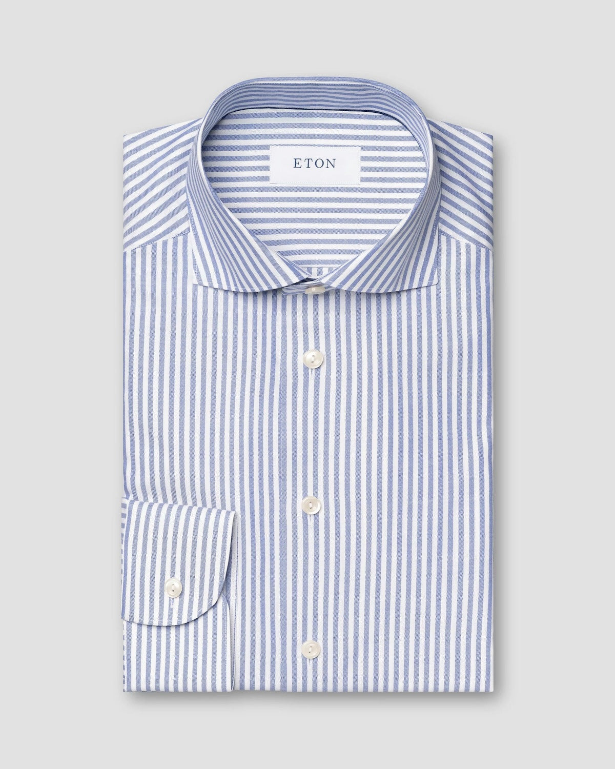 Eton Blue Striped Shirt 100013529