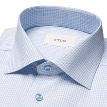 Load image into Gallery viewer, Eton Blue Dobby Shirt 100013588 21