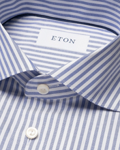 Load image into Gallery viewer, Eton Blue Striped Shirt 100013590 24