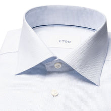 Load image into Gallery viewer, Eton Blue Dobby Shirt 100013604 21