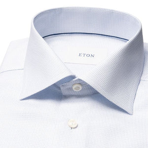 Eton Blue Dobby Shirt 100013604 21