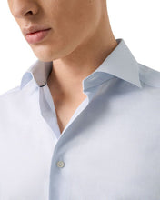Load image into Gallery viewer, Eton Blue Dobby Shirt 100013604 21