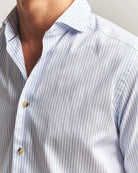 Eton Blue Striped Shirt 100015729 20