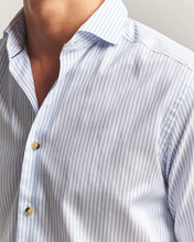 Load image into Gallery viewer, Eton Blue Striped Shirt 100015729 20