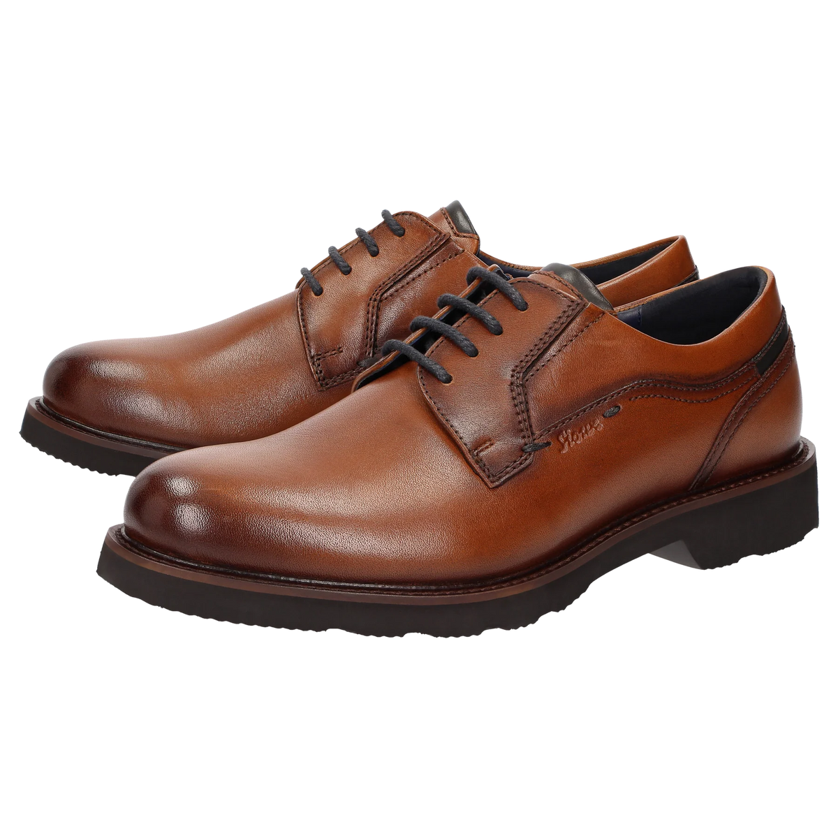 Sioux Wide Fit Shoe Cognac 12404