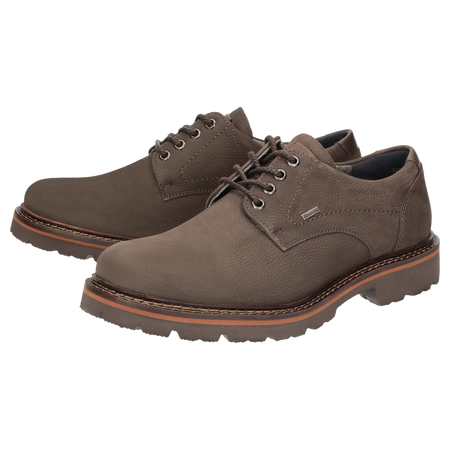 Sioux Brown Wide H Fit Shoe 12462