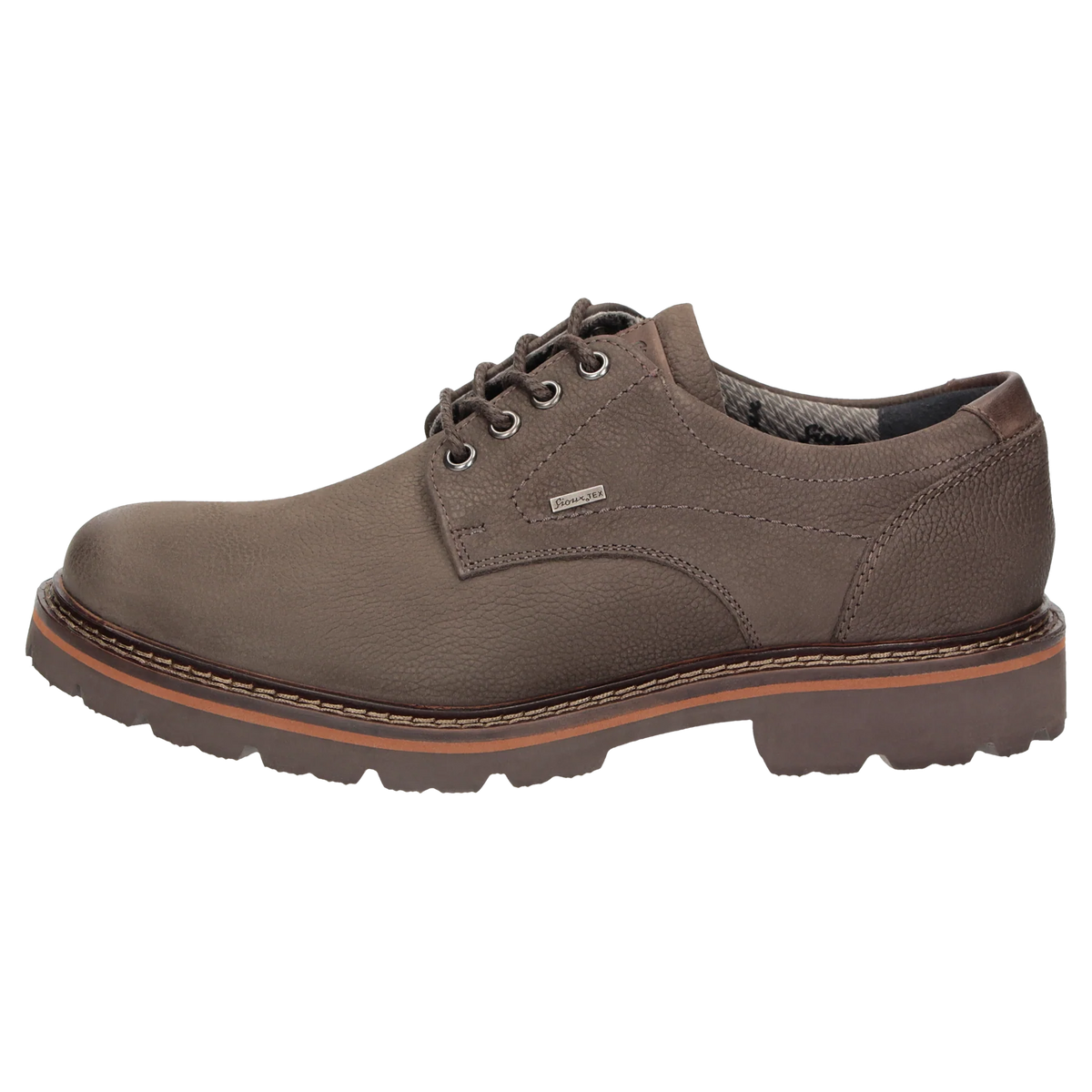Sioux Brown Wide H Fit Shoe 12462