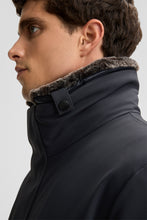 Load image into Gallery viewer, Strellson Navy Parka Coat 30043680 401