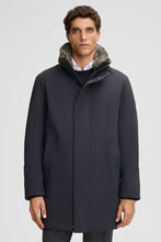 Load image into Gallery viewer, Strellson Navy Parka Coat 30043680 401