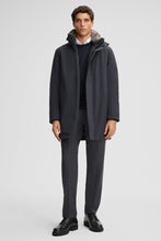 Load image into Gallery viewer, Strellson Navy Parka Coat 30043680 401