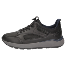 Load image into Gallery viewer, Sioux Black Elastic Lace Shoe 13040