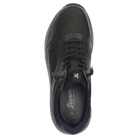 Sioux Black Elastic Lace Shoe 13040