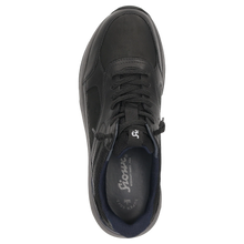 Load image into Gallery viewer, Sioux Black Elastic Lace Shoe 13040