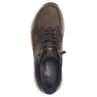 Sioux Dark Brown Elastic Lace Shoe 13042
