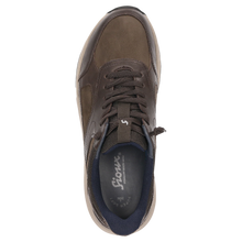 Load image into Gallery viewer, Sioux Dark Brown Elastic Lace Shoe 13042