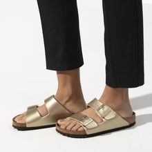 Load image into Gallery viewer, Birkenstock Arizona Gold Sandals 1016111
