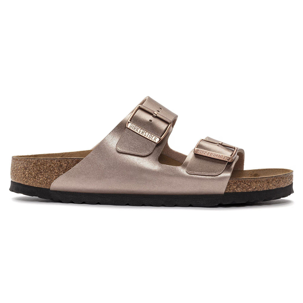 Birkenstock | Arizona Birko Flor Sandals in Copper | 1023960