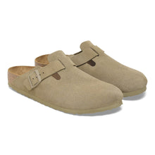 Load image into Gallery viewer, Birkenstock Boston Khaki Suede Leather 1025844