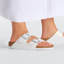 Load image into Gallery viewer, Birkenstock 1026500 White Shiny Lizard