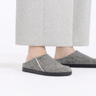 Birkenstock Grey Zermatt Slippers 1028049