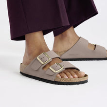 Load image into Gallery viewer, Birkenstock Arizona Faded Purple Sandals 1029428