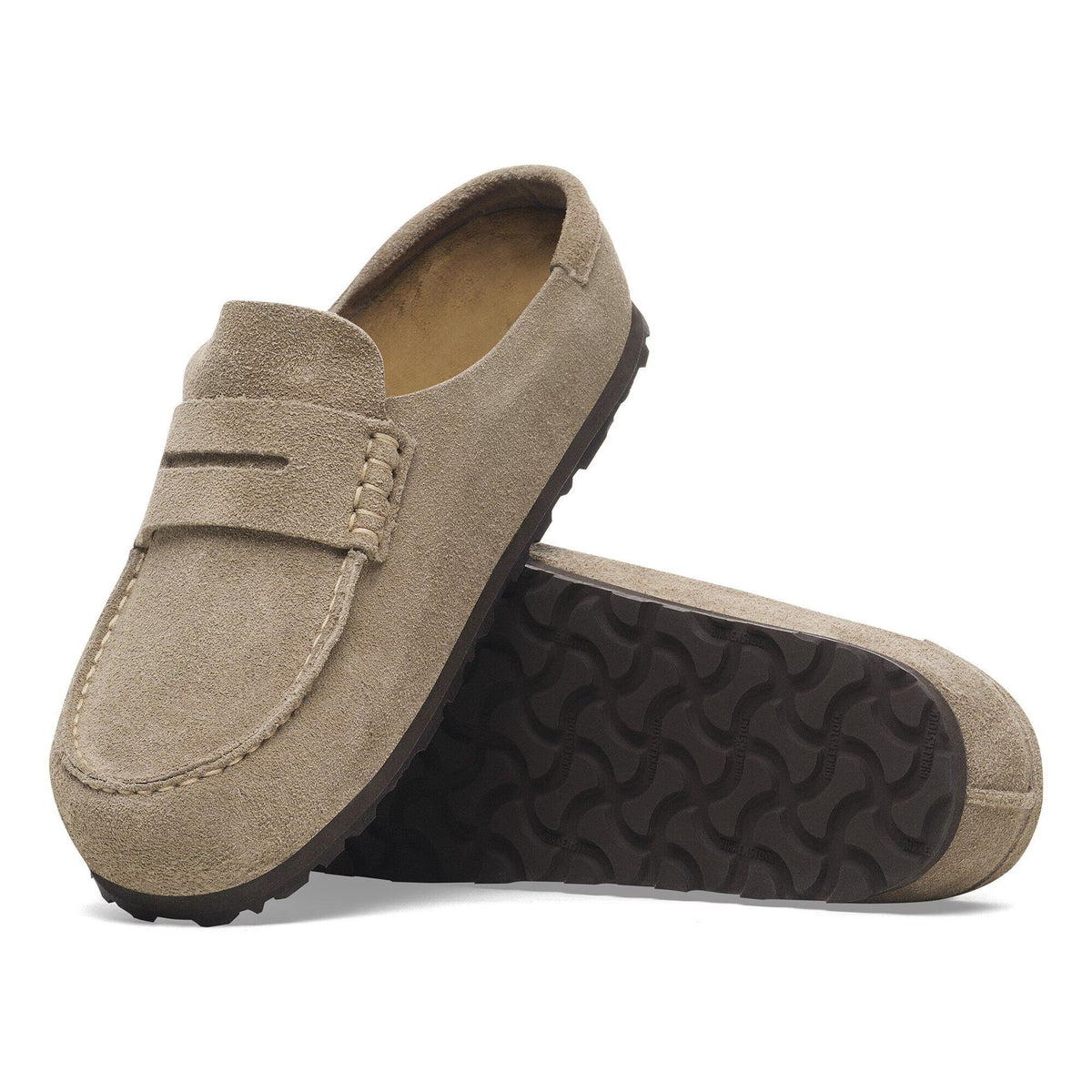 Birkenstock Beige Taupe Naples Moccasin 1029710