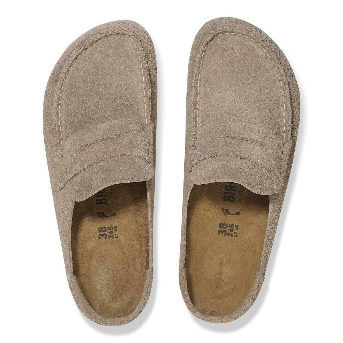 Birkenstock Beige Taupe Naples Moccasin 1029710