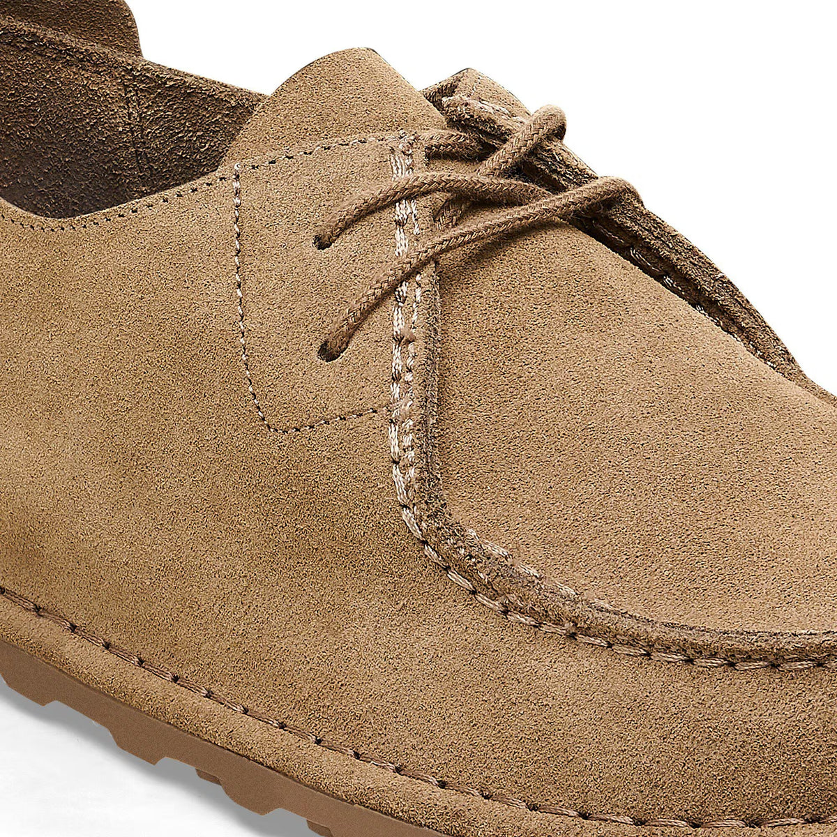 Birkenstock Moccasin Suede Leather Grey Taupe 1034413