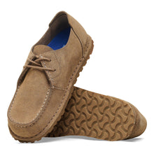 Load image into Gallery viewer, Birkenstock Moccasin Suede Leather Grey Taupe 1034413