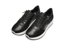 Load image into Gallery viewer, Ara New York Black Metallic Trainers 12.25112.01