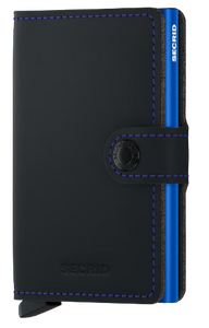 Secrid Mini-Wallet Matte Black Blue