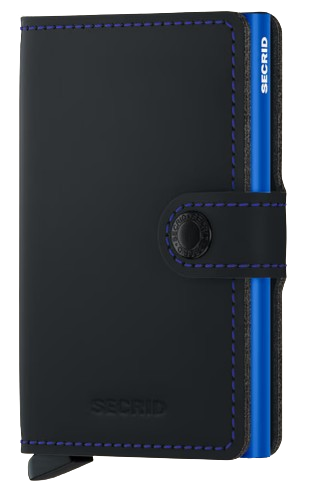 Secrid Mini-Wallet Matte Black Blue