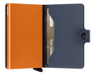 Secrid Mini-Wallet Matte Nightblue Orange